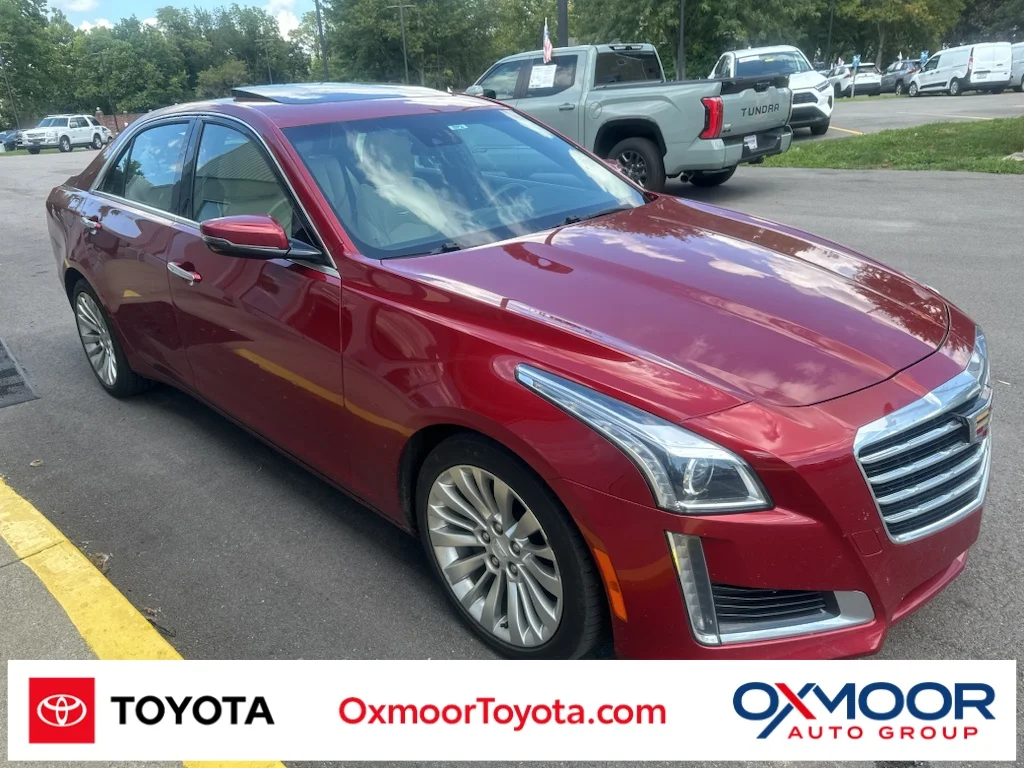 Used 2018 Red Obsession Tintcoat Cadillac Luxury AWD image 1