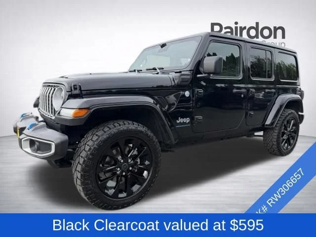 Used 2024 Black Clearcoat Jeep Sahara image 3