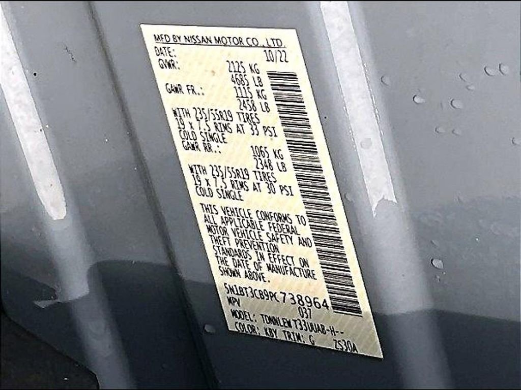 Used 2023 Gray Nissan SL image 33