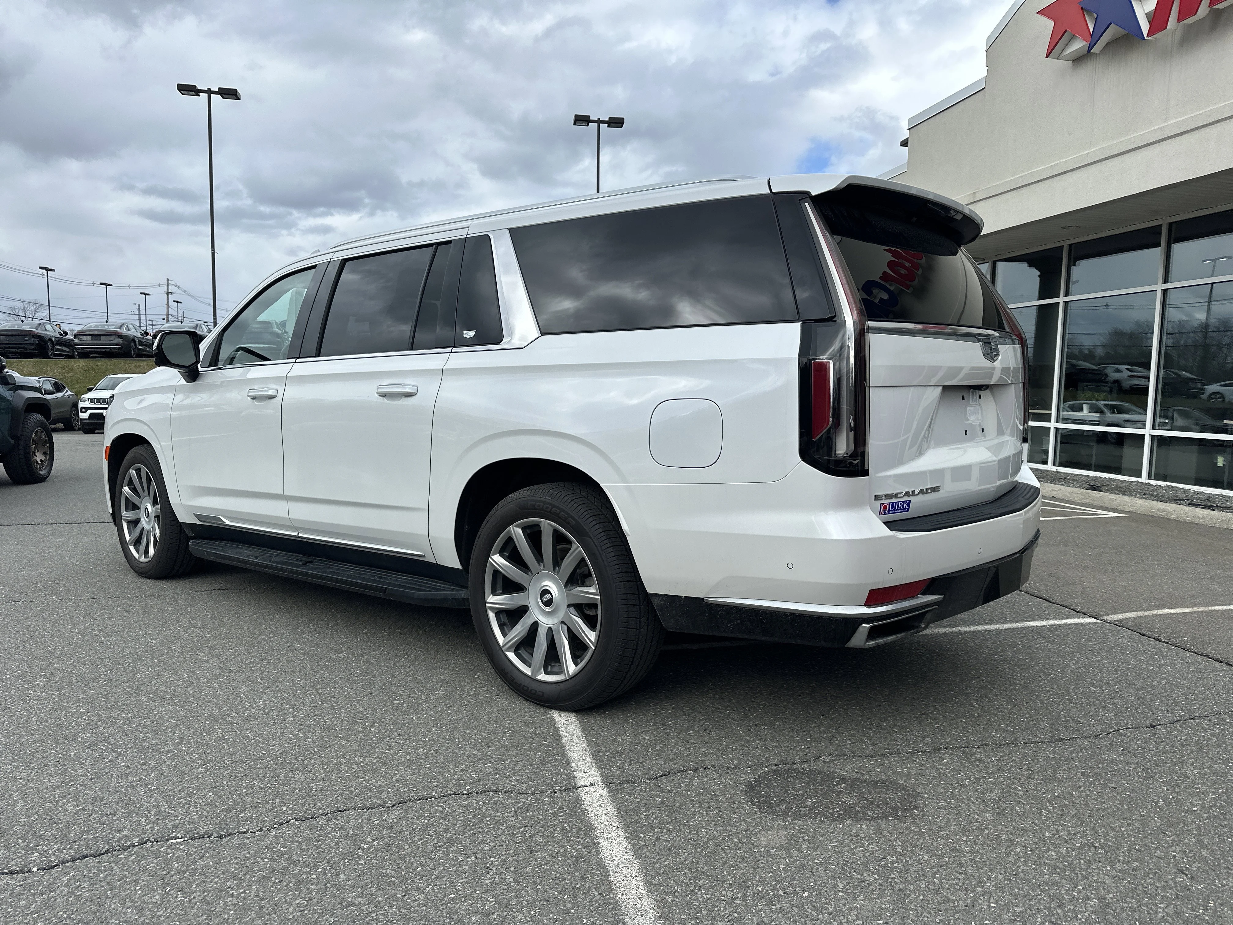 Used 2024 Crystal White Tricoat Cadillac 4WD Premium Luxury Platinum image 10