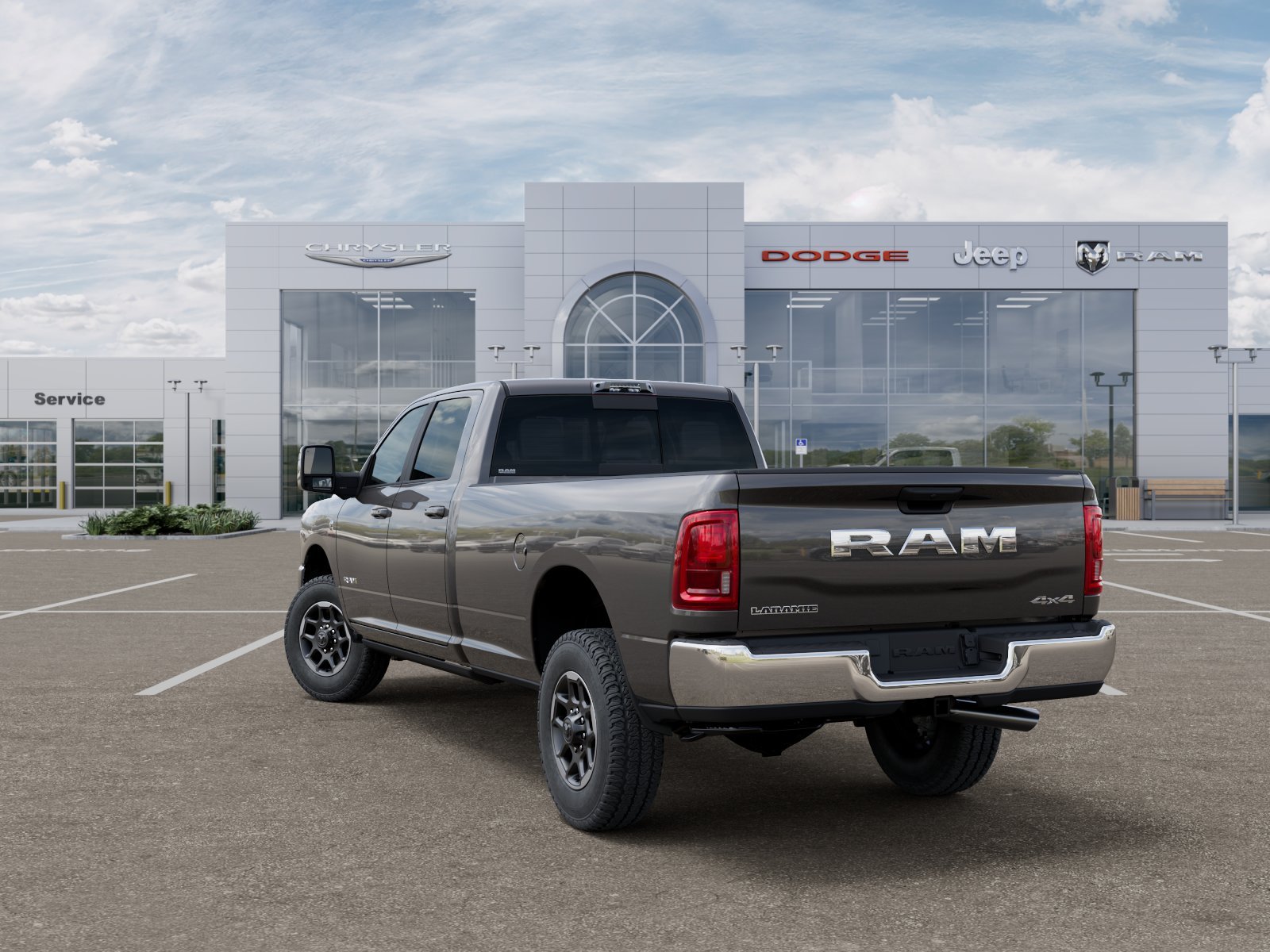 New 2026 Granite Crystal Metallic Clear-Coat Exterior Paint RAM Laramie image 30