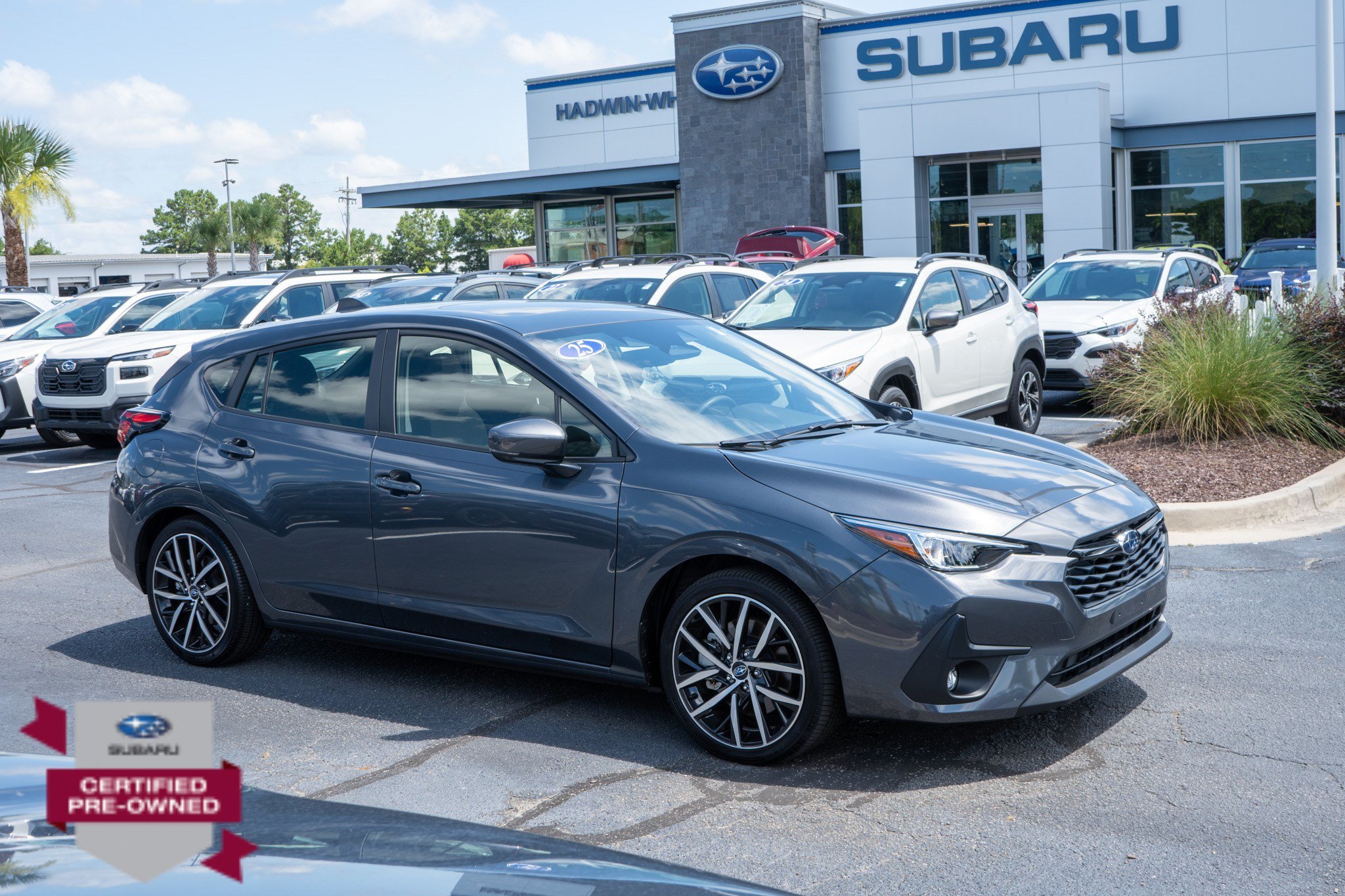 Used 2025 Magnetite Gray Metallic Subaru Sport image 1