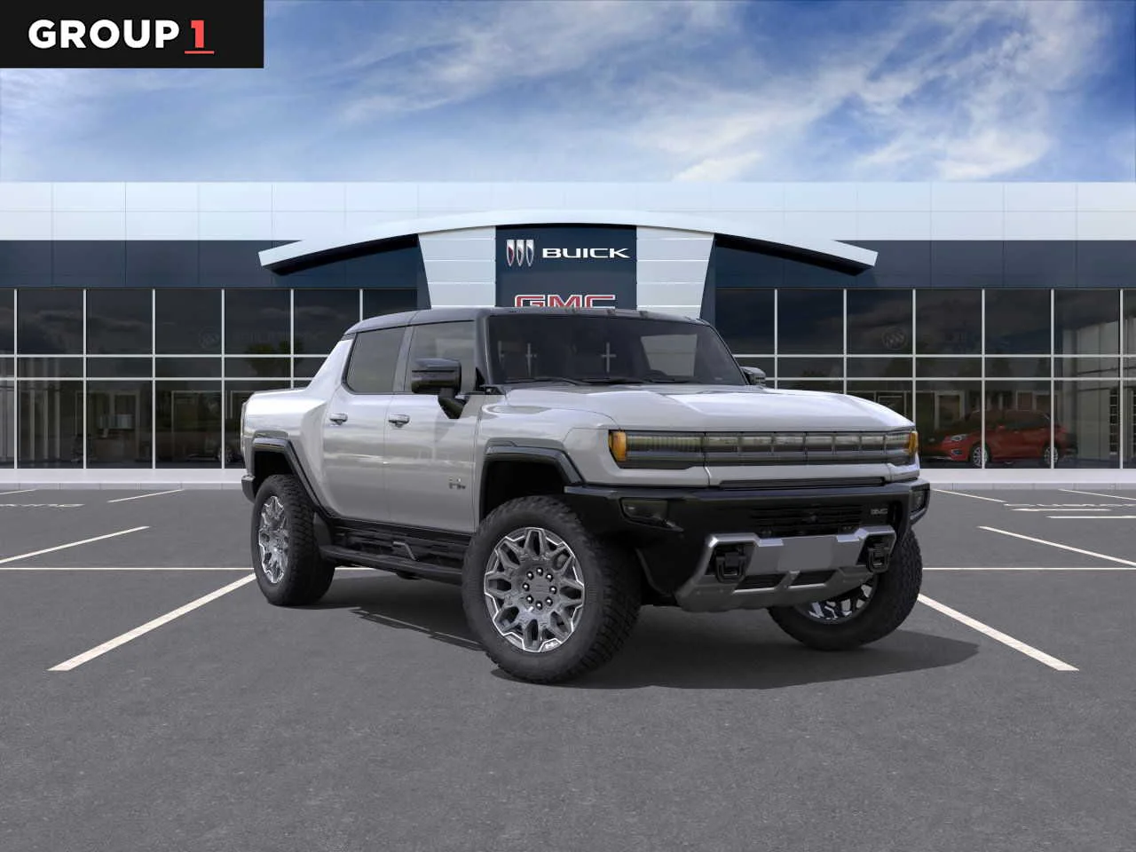 Meteorite Metallic (Gray) 2026 GMC Hummer EV Pickup 3X Crew Cab AWD Pickup Truck All-Wheel Drive