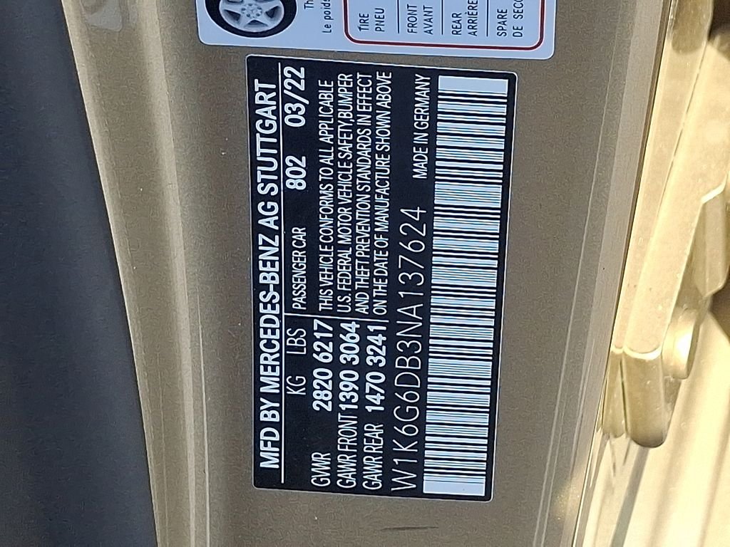 Certified Used 2022 MANUFAKTUR Kalahari Gold Mercedes-Benz S 500 image 27