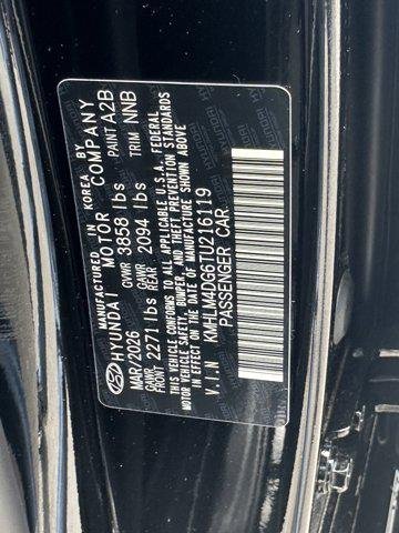 New 2026 Abyss Black Hyundai SEL Sport image 30