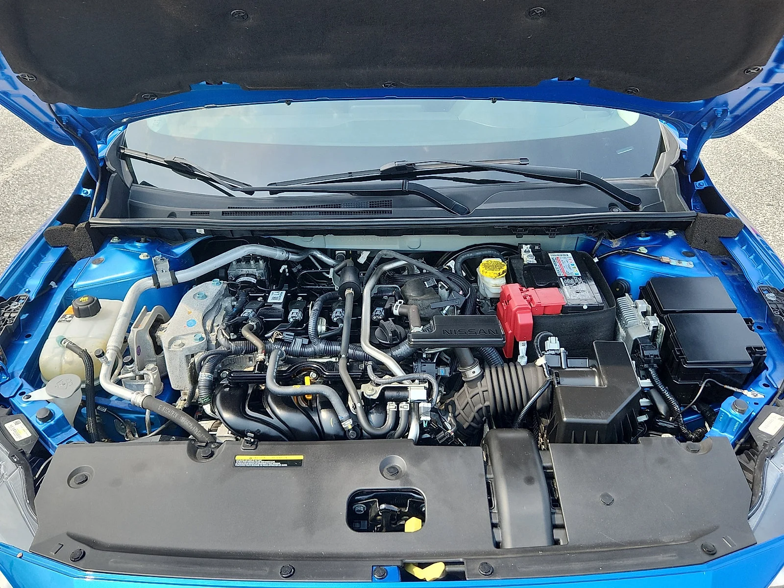 Used 2023 Electric Blue Metallic Nissan SV image 24