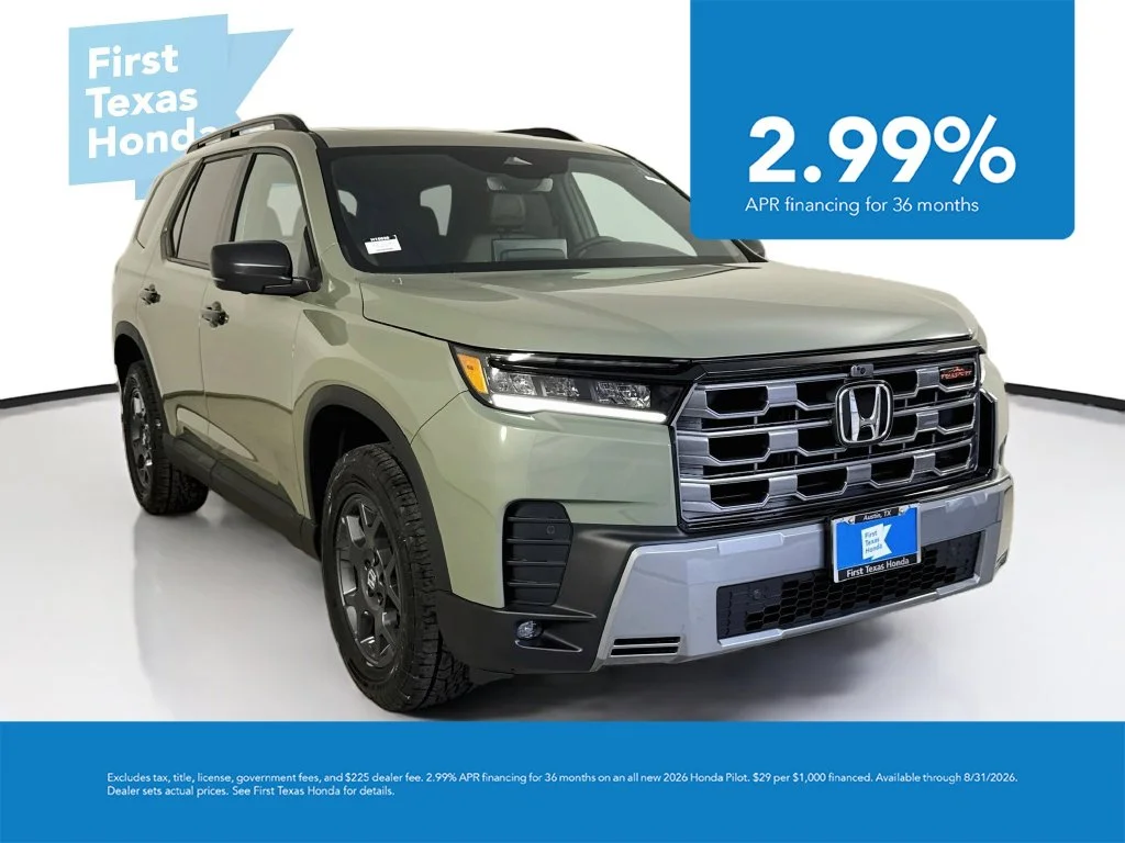 New 2026 Ash Green Metallic Honda TrailSport image 1