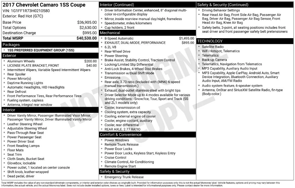 Used 2017 Red Chevrolet SS image 10