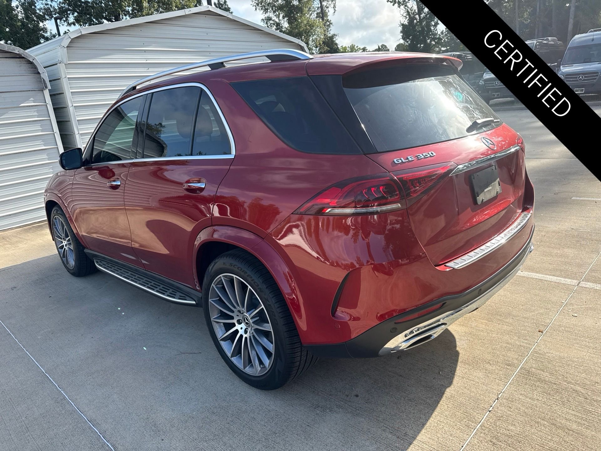 Certified Used 2023 MANUFAKTUR Cardinal Red Metallic Mercedes-Benz GLE 350 image 6