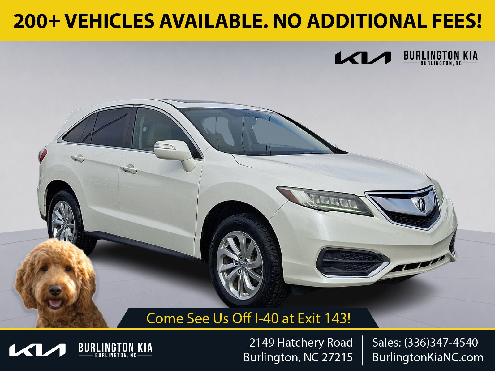 Used 2017 Crystal Black Pearl Acura Technology Package image 1