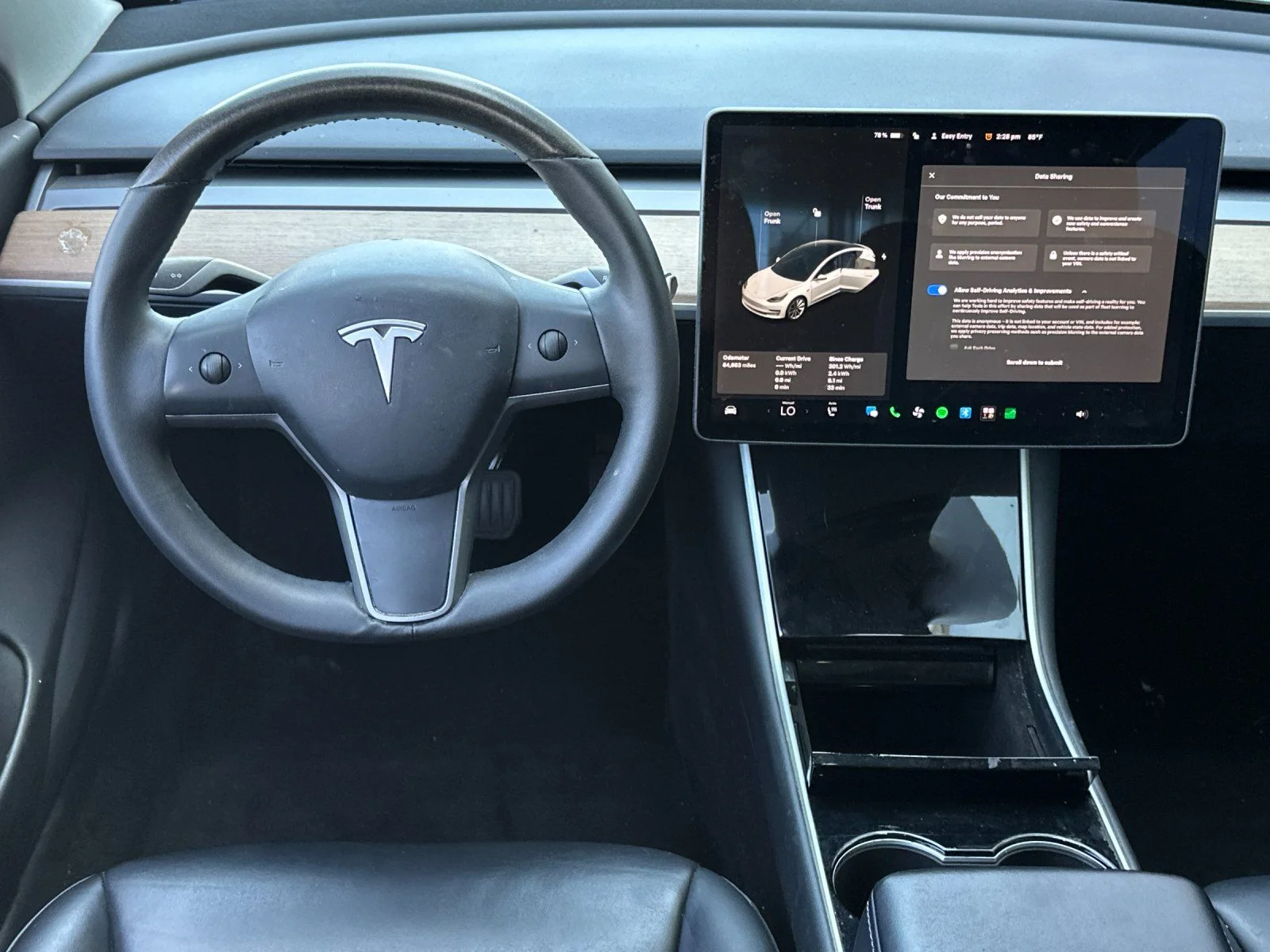 Used 2020 Pearl White Multi-Coat Tesla Long Range image 13