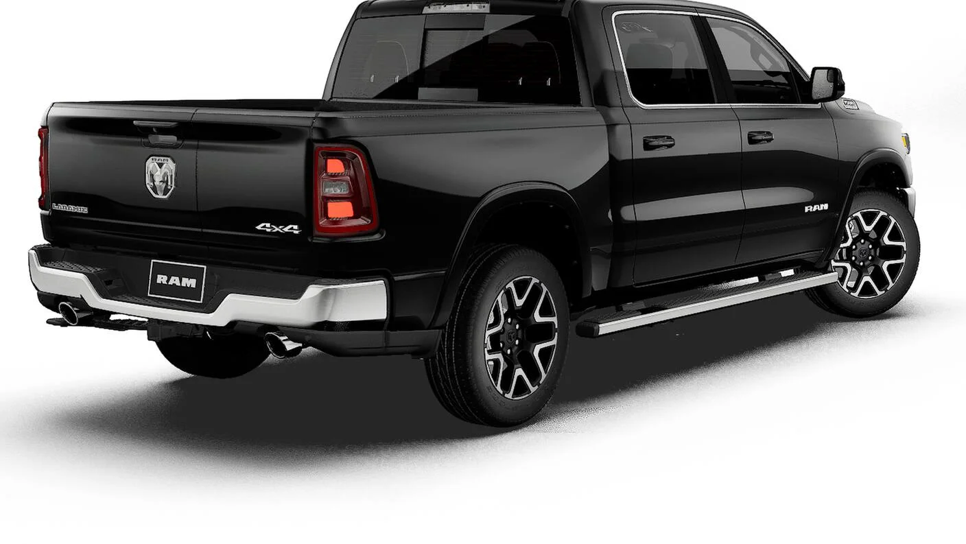 New 2027 Diamond Black Crystal Pearl-Coat Exterior Paint RAM LARAMIE image 2