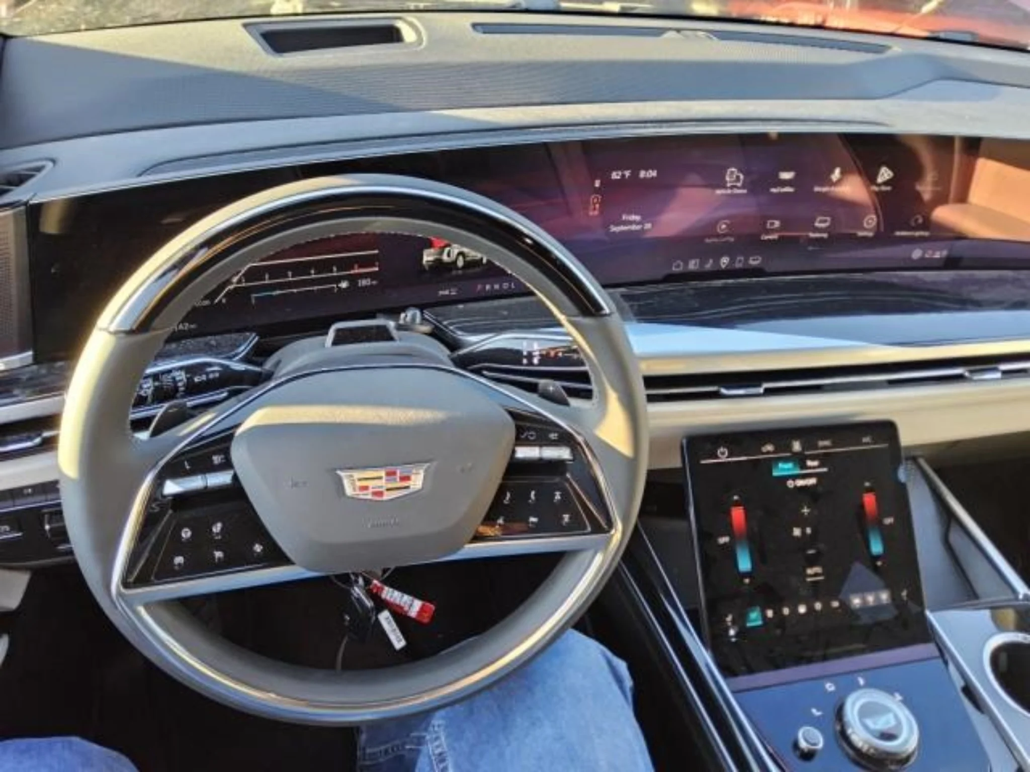 Used 2025 Radiant Red Tintcoat Cadillac Sport image 4