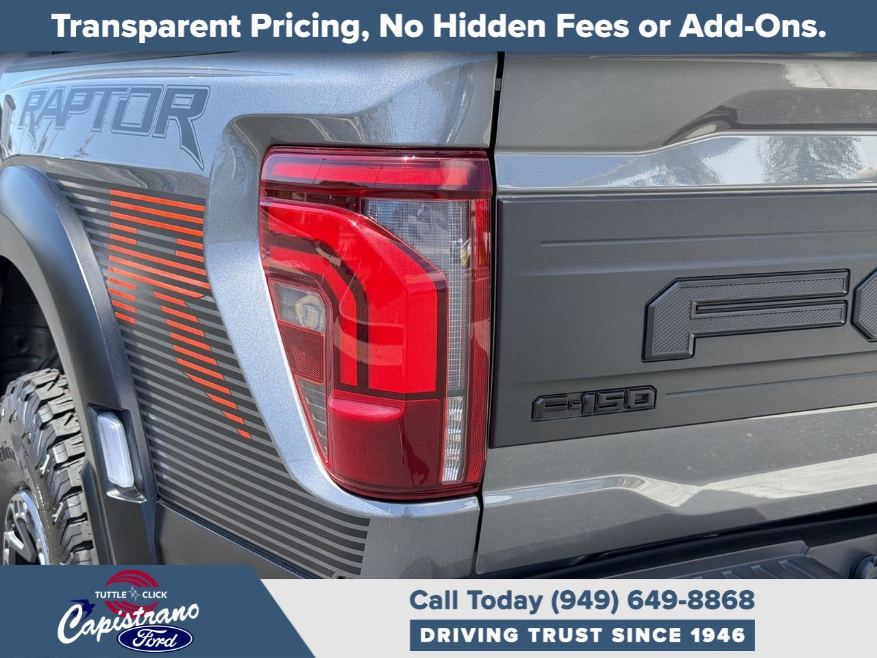 Certified Used 2025 Light Blue Clearcoat Metallic Ford Raptor image 16