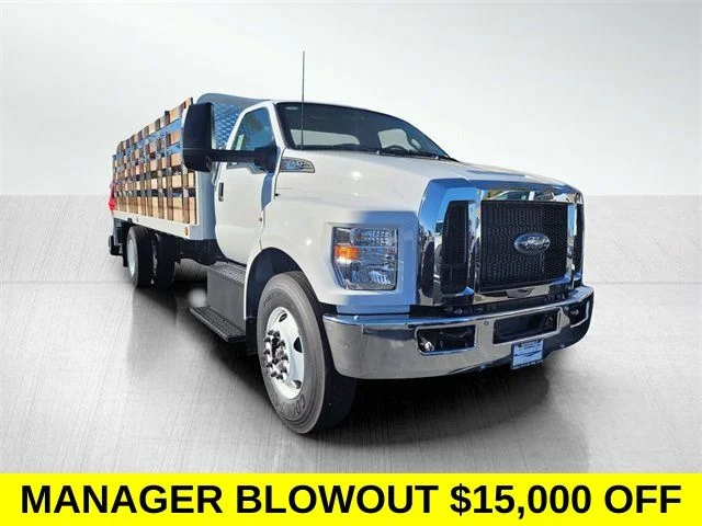 New 2024 Oxford White Ford F-650 SD Gas Straight Frame image 2