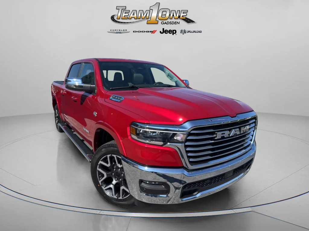 New 2026 Molten Red Pearl-Coat Exterior Paint RAM Laramie image 1