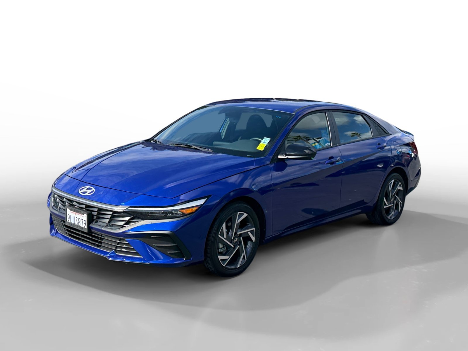 Certified Used 2025 Intense Blue Hyundai SEL Sport image 1