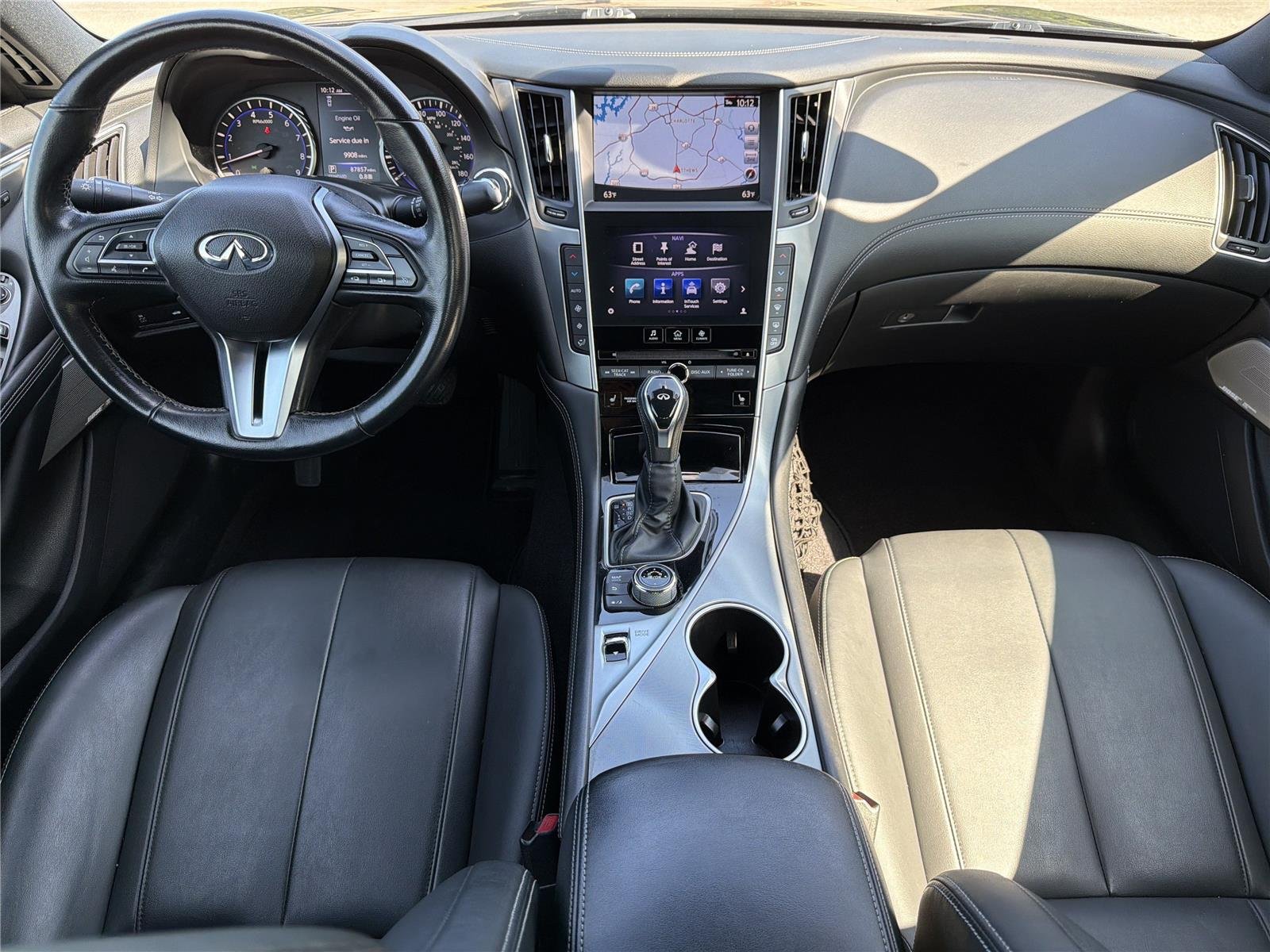 Used 2019 Black Obsidian INFINITI 3.0t LUXE image 2