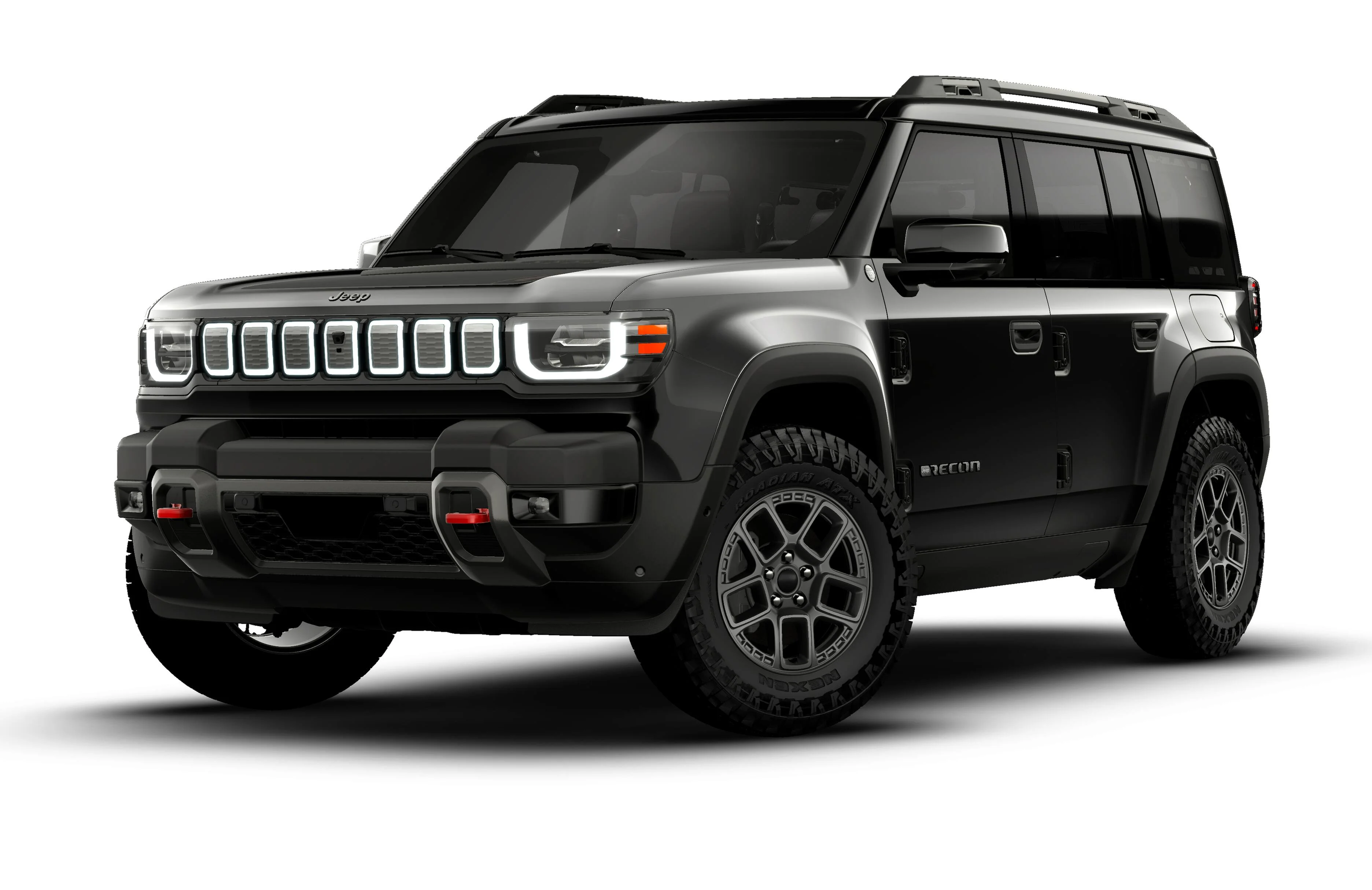New 2026 Diamond Black Crystal Pearl-Coat Exterior Paint Jeep Moab image 1