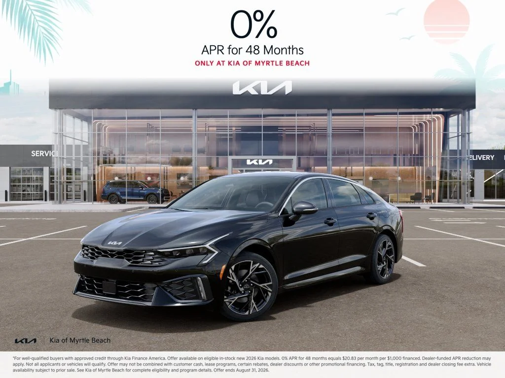 New 2026 Aurora Black Pearl Kia GT-Line FWD image 1