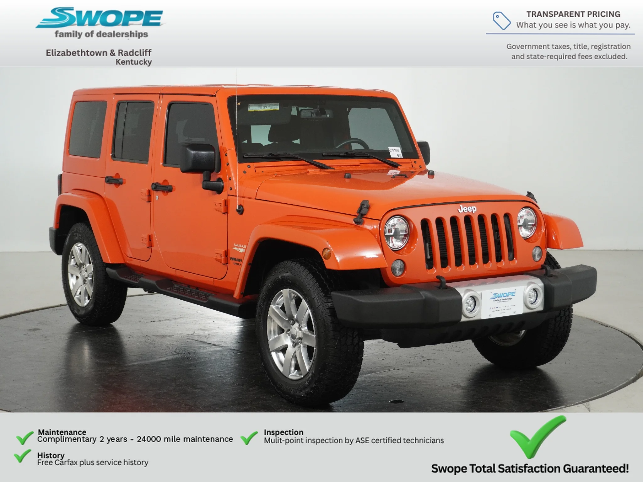 2015 Jeep Wrangler Unlimited Sahara