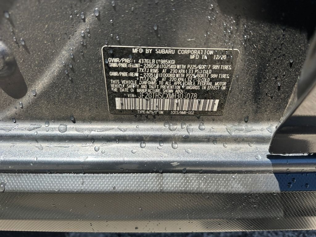 Used 2021 Gray Subaru Sport image 20