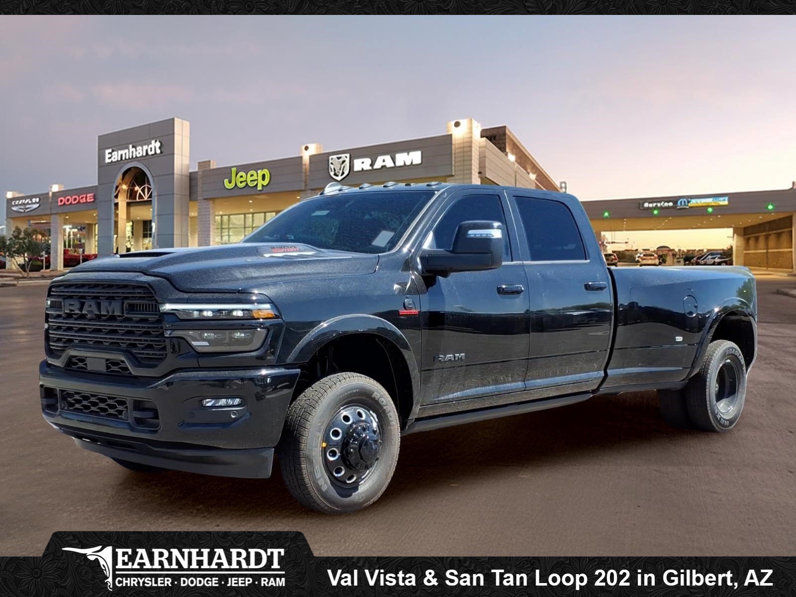 New 2027 Diamond Black Crystal Pearl-Coat Exterior Paint RAM Limited image 1
