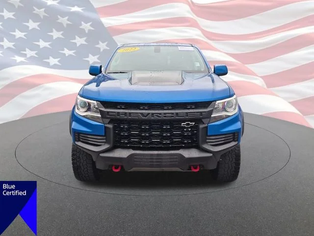 Certified Used 2022 Blue Chevrolet ZR2 image 8