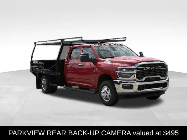 New 2026 Flame Red Clear-Coat Exterior Paint RAM Tradesman image 11