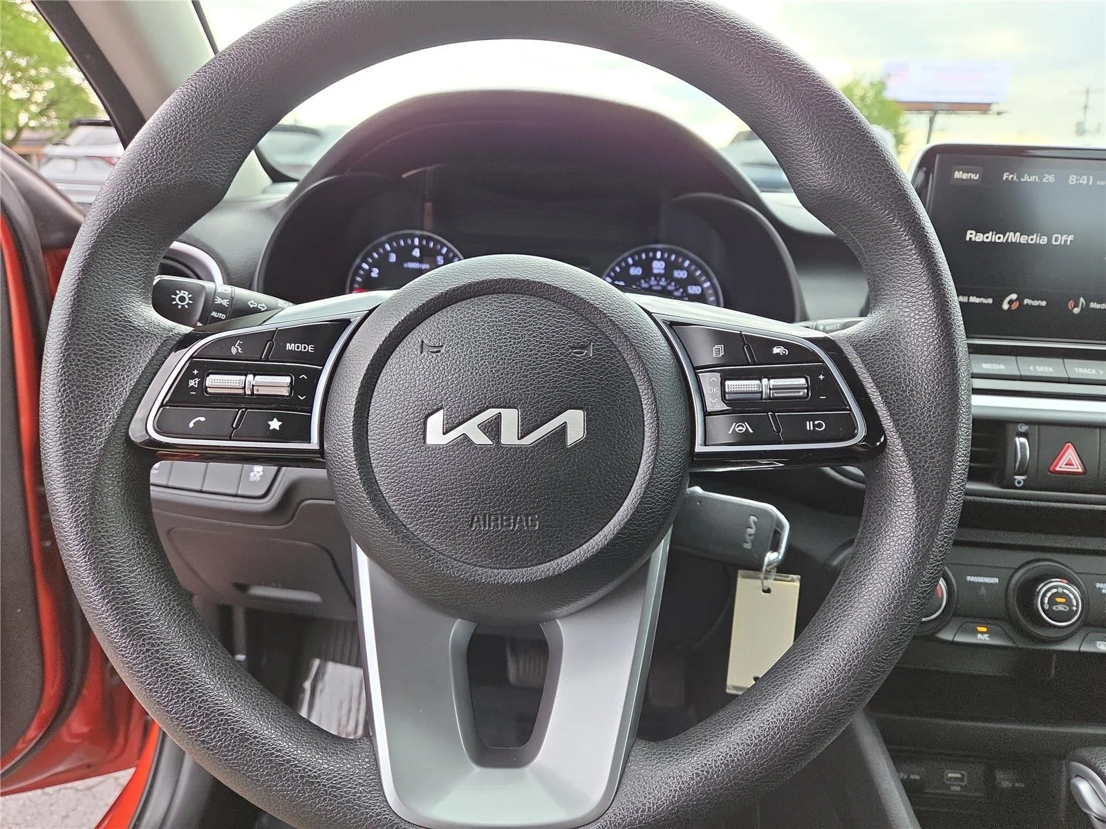 Used 2023 Fire Orange Kia LXS image 12