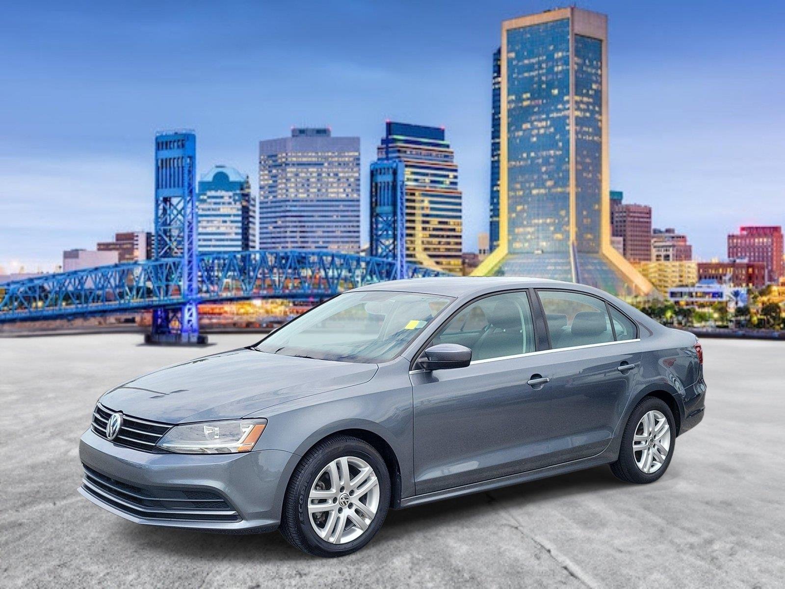 Used 2017 Platinum Gray Metallic Volkswagen 1.4T S image 1