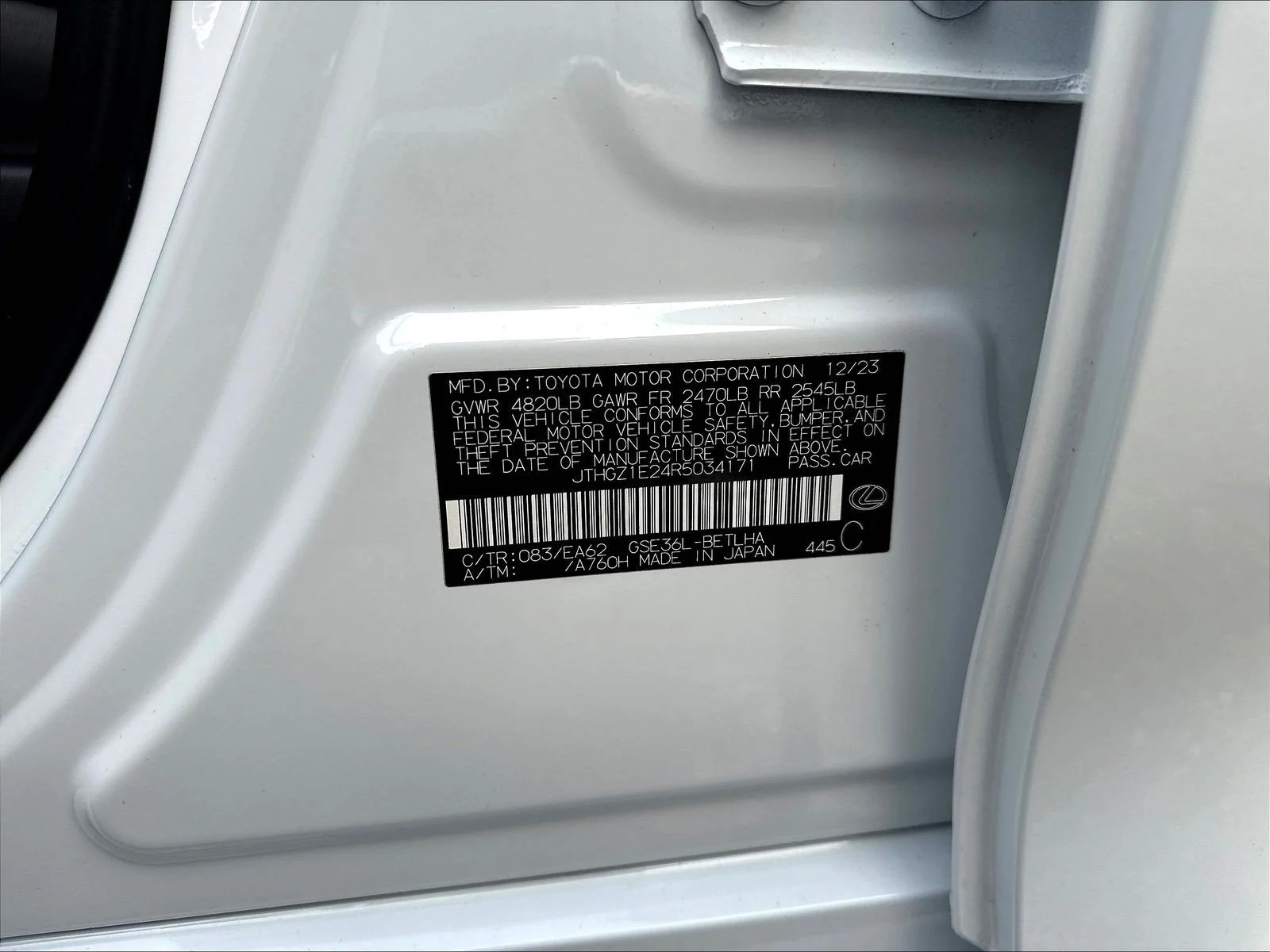 Certified Used 2024 White Lexus  image 21