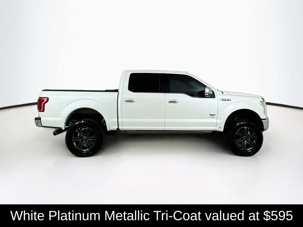 Used 2017 White Platinum Clearcoat Metallic Ford King Ranch image 9