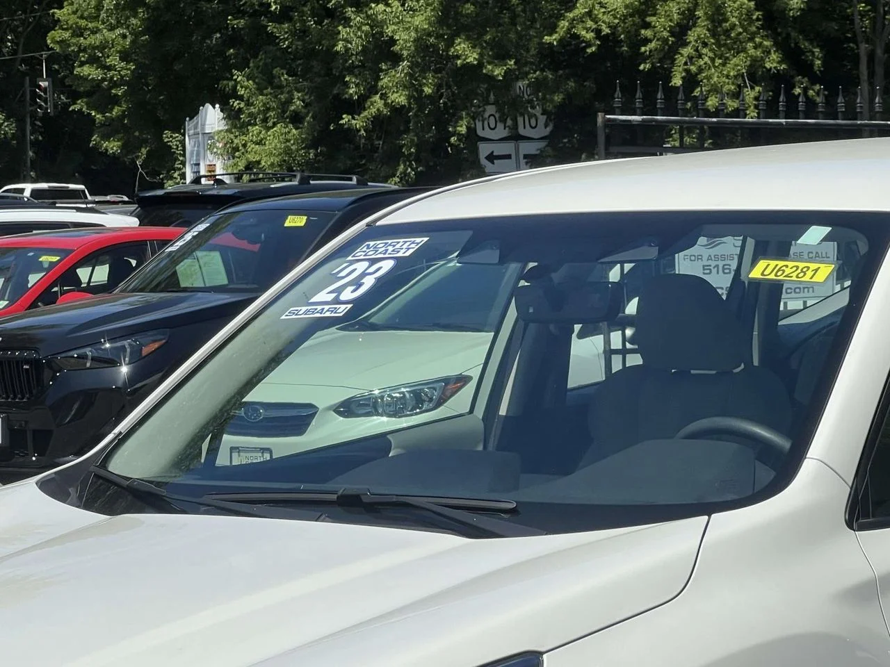 Used 2023 Crystal White Pearl Subaru Base image 9