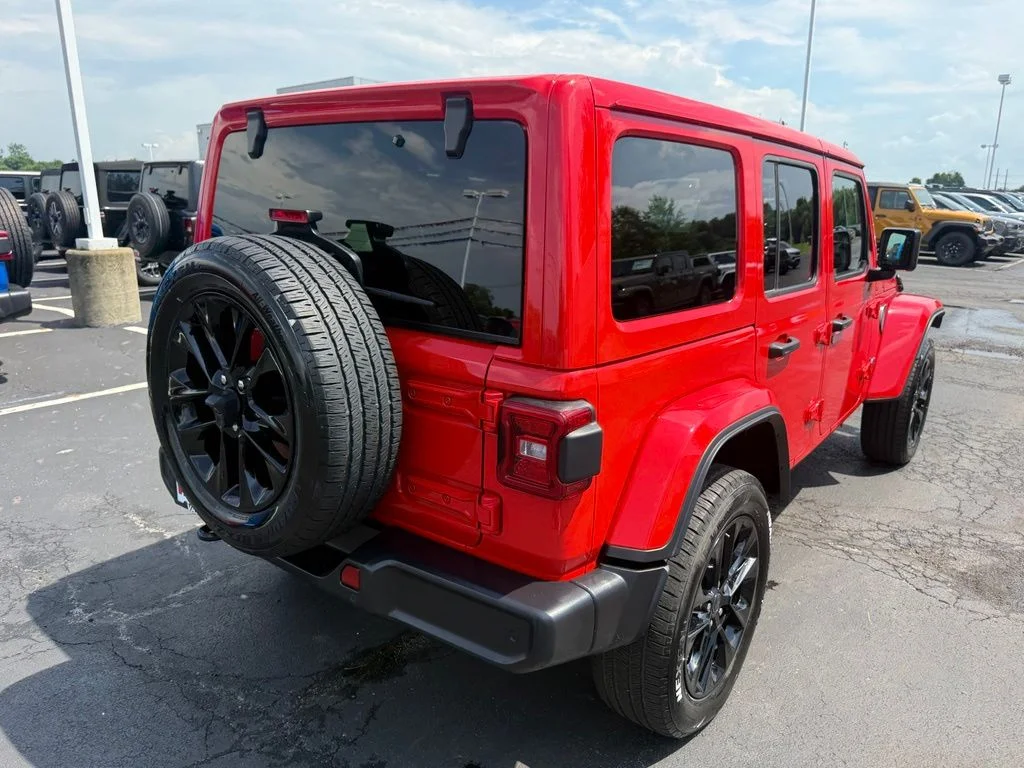 Used 2025 Red Jeep Sahara 4xe image 3