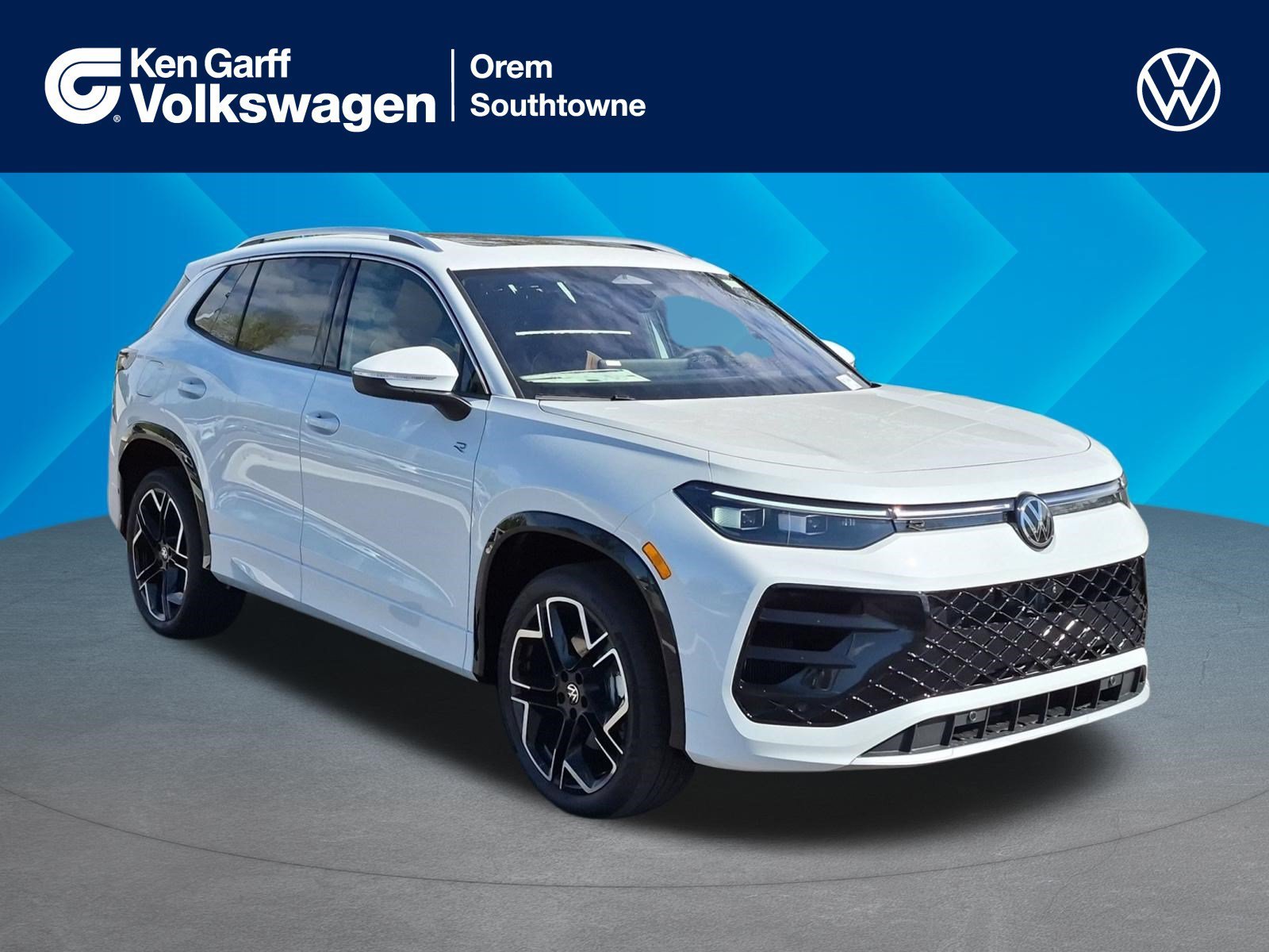 New 2026 Opal White Pearl Volkswagen SEL R-Line Turbo image 1