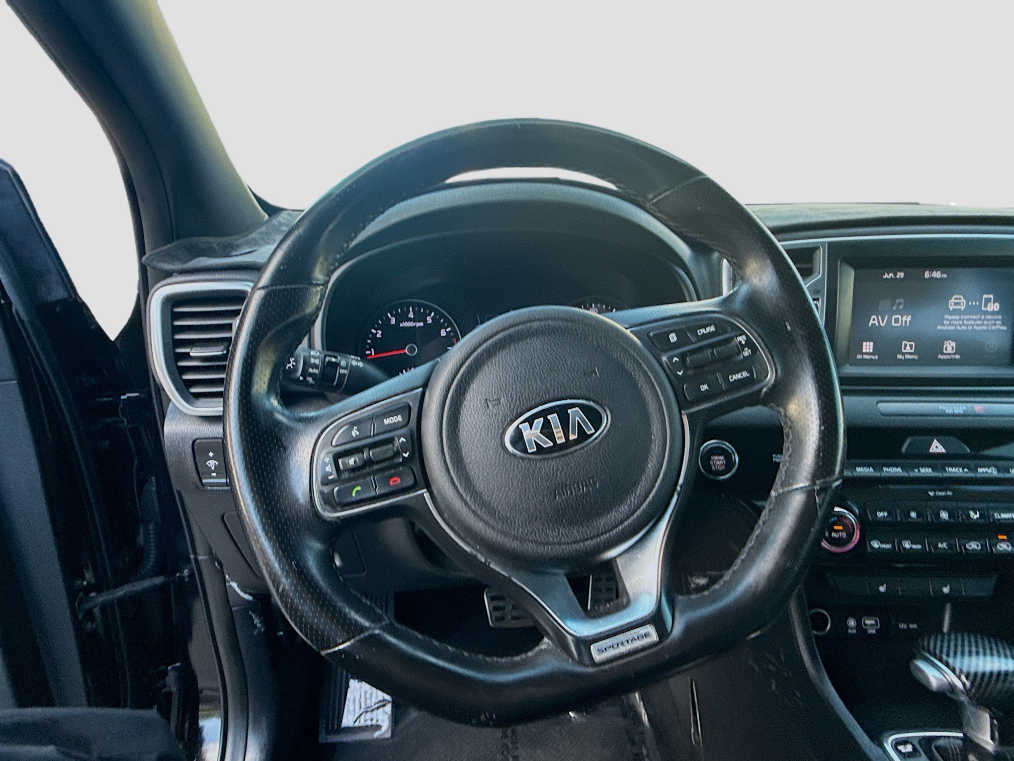 Used 2018 Black Cherry Kia EX image 8