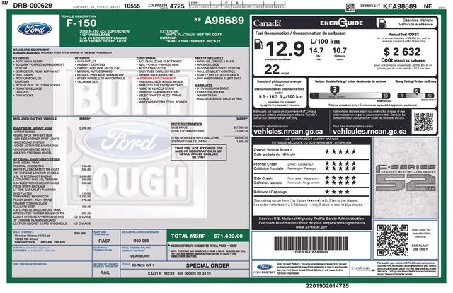 Certified Used 2019 White Ford Lariat image 5