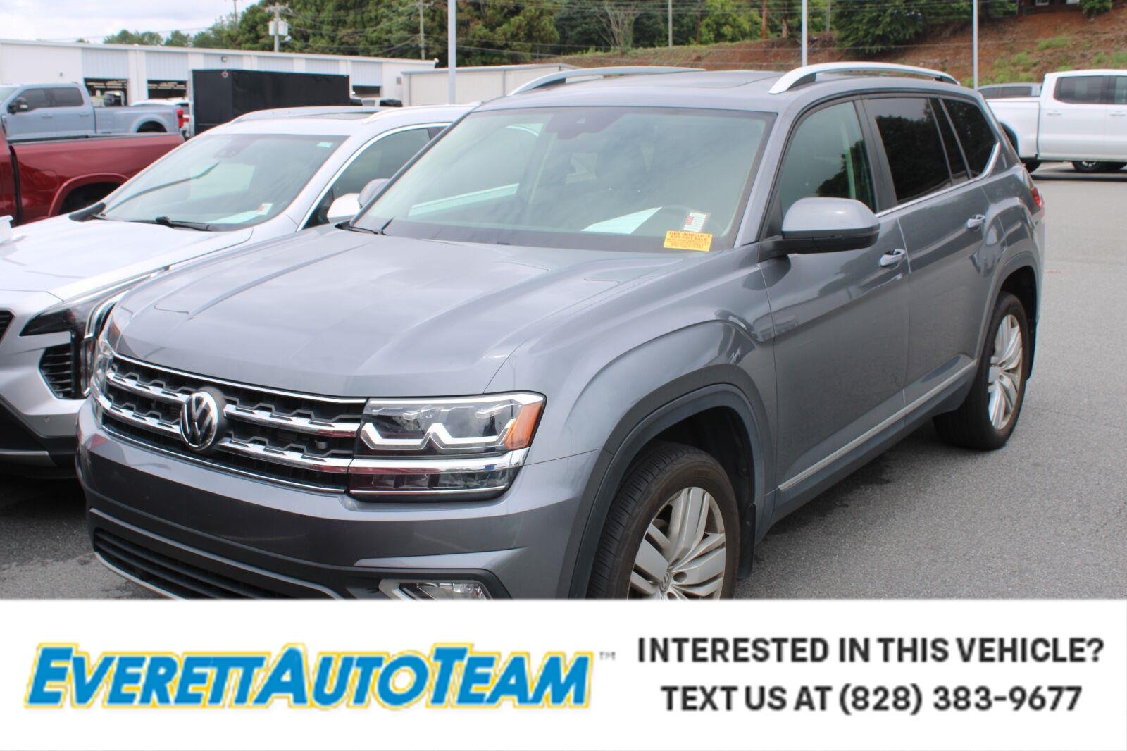 Used 2019 Platinum Gray Metallic Volkswagen 3.6L V6 SEL image 1