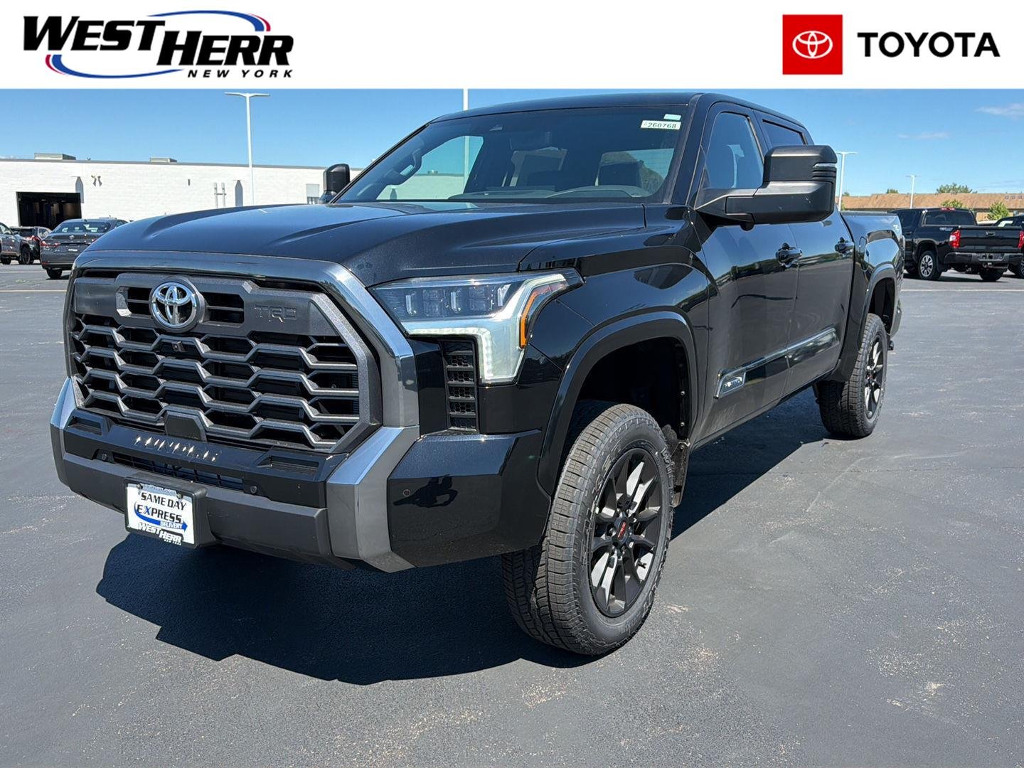 New 2026 Midnight Black Metallic Toyota Platinum image 1