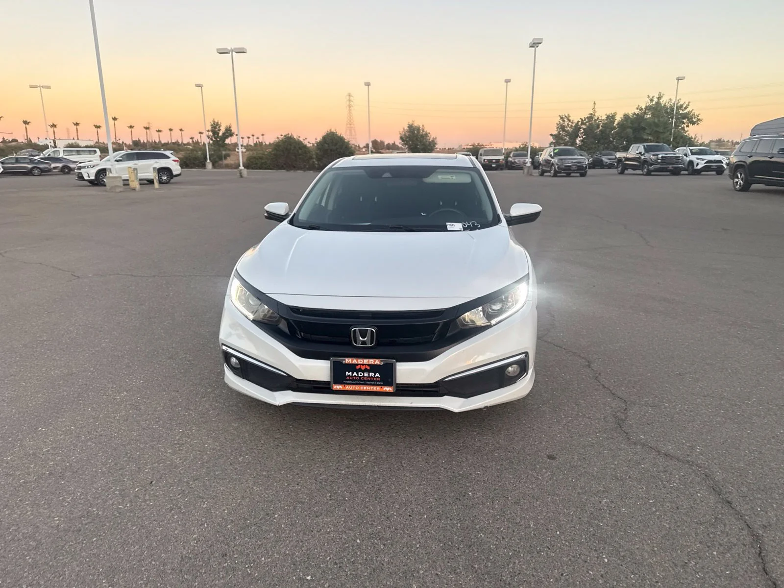 Used 2019 Honda Civic EX with VIN JHMFC1F38KX013628 for sale in Madera, CA