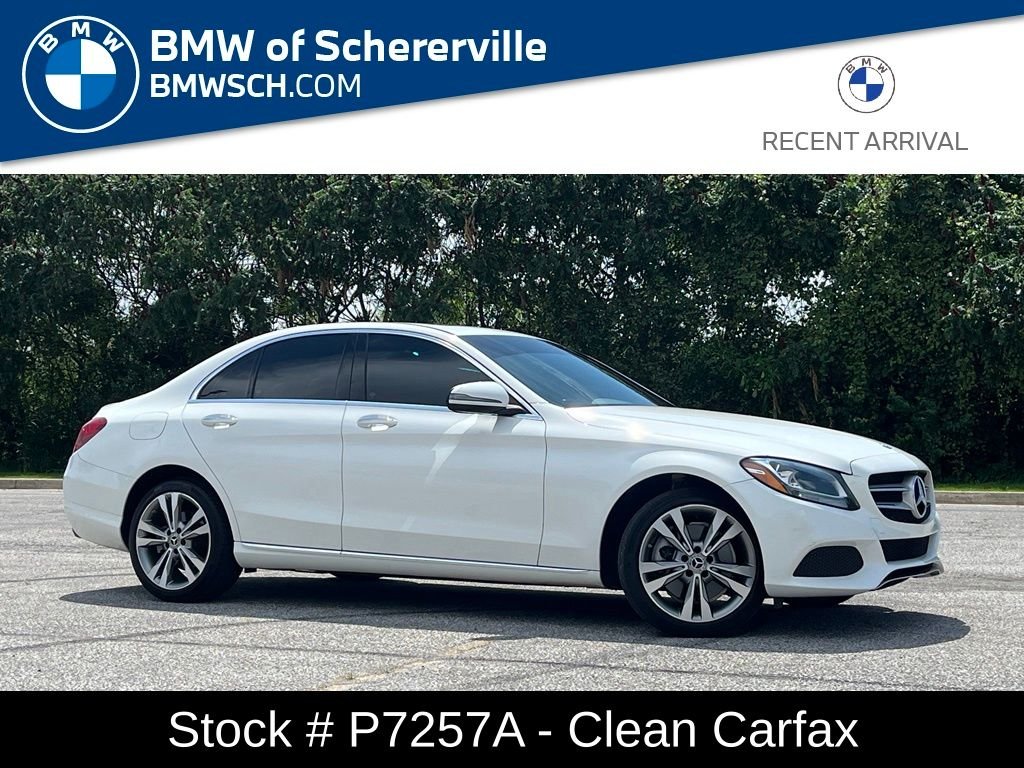 Used 2018 White Mercedes-Benz C 300 image 1