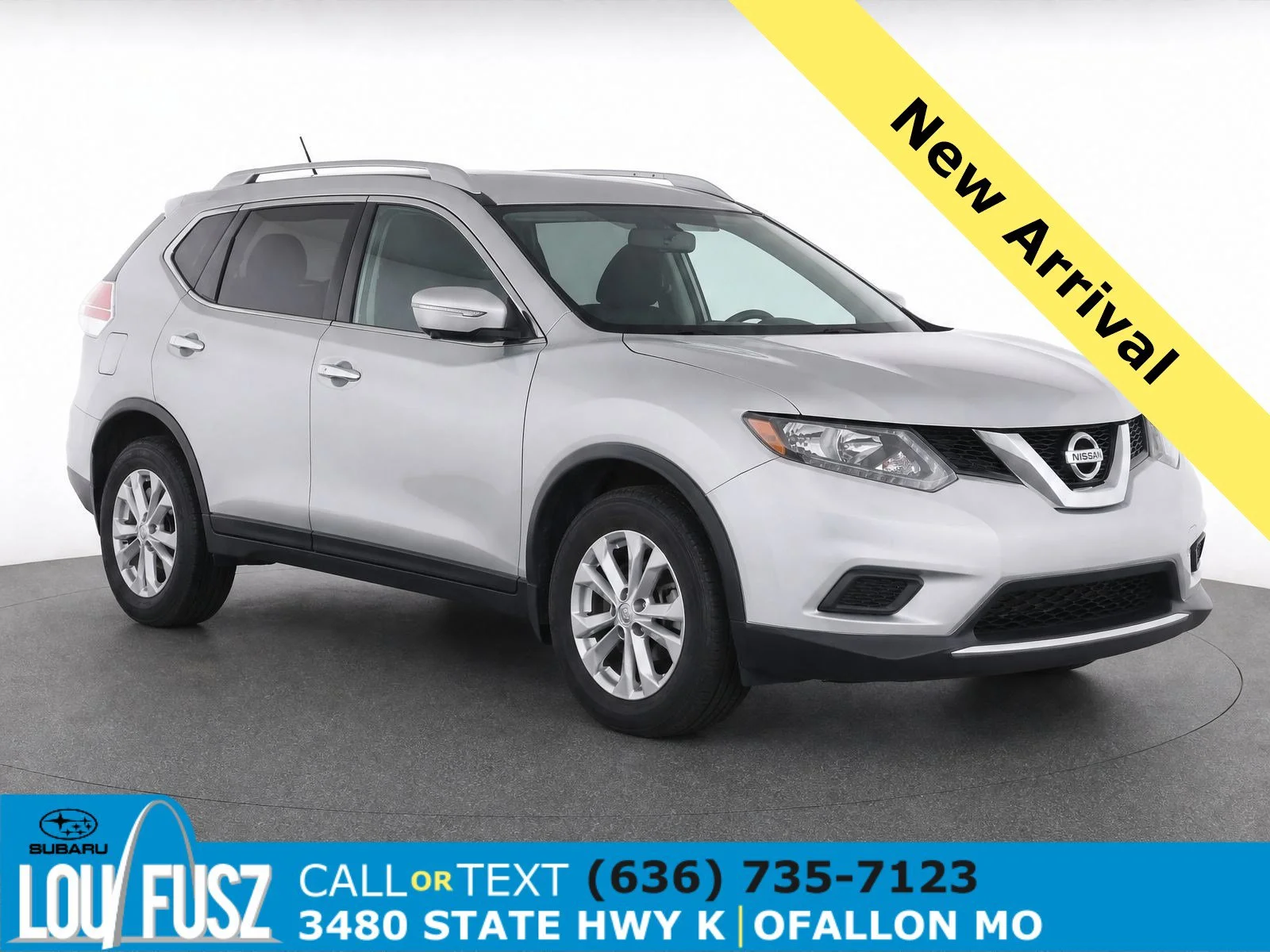 Used 2015 Brilliant Silver Nissan SV image 1