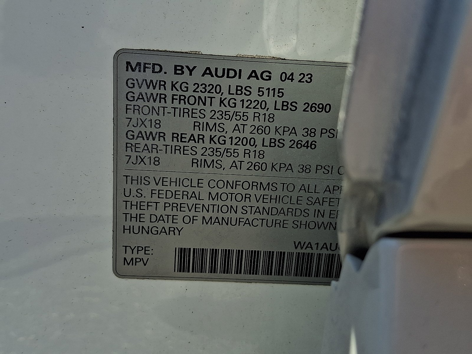 Used 2023 Ibis White - T9T9 Audi Premium 40 TFSI quattro Tiptronic image 27