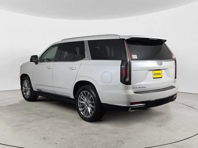 Used 2021 White Cadillac Premium Luxury image 3