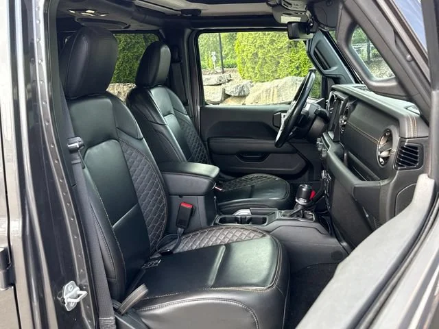 Used 2021 Granite Crystal Metallic Clearcoat Jeep Unlimited Sahara High Altitude 4xe image 25
