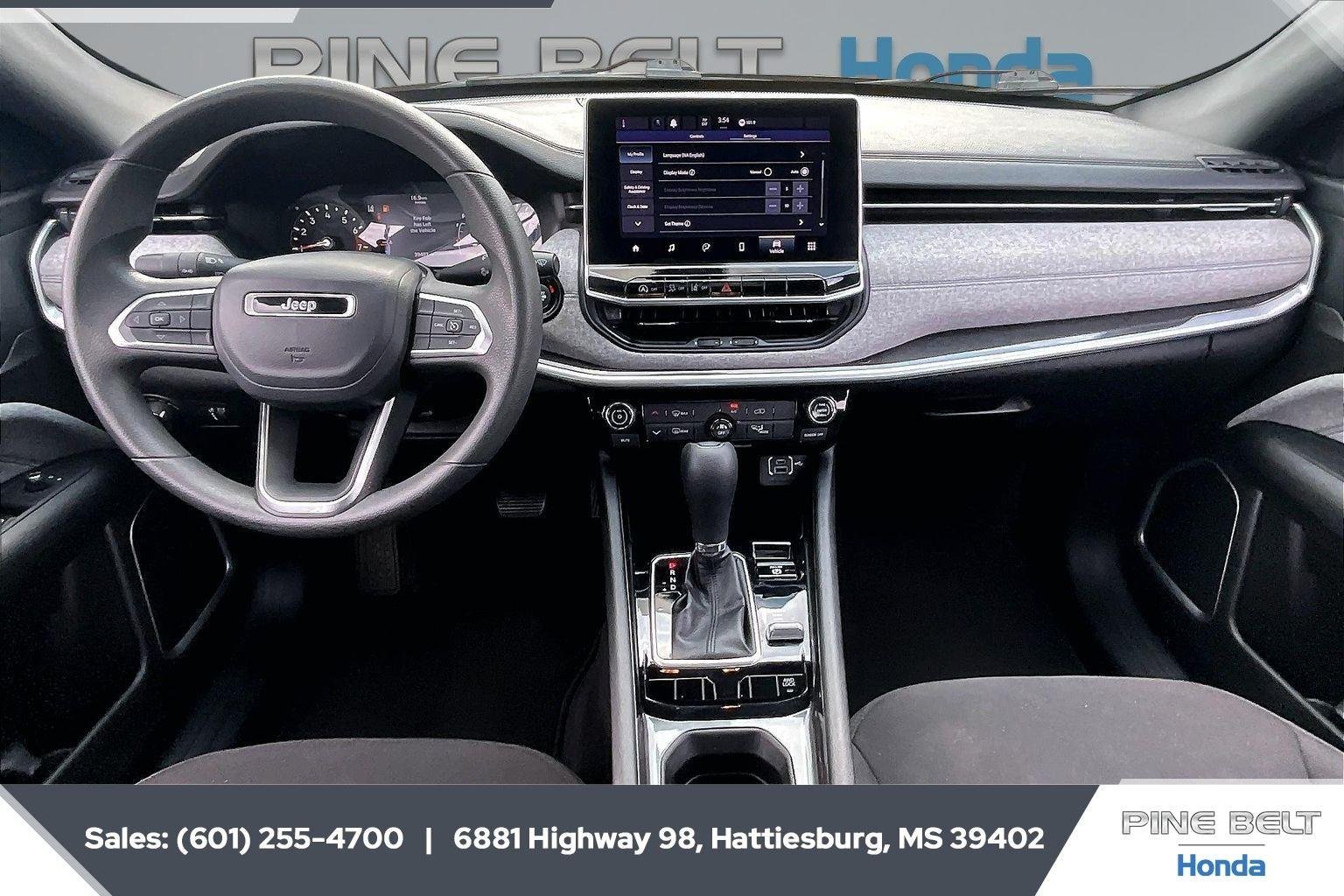 Used 2023 Diamond Black Crystal Pearlcoat Jeep Sport image 13