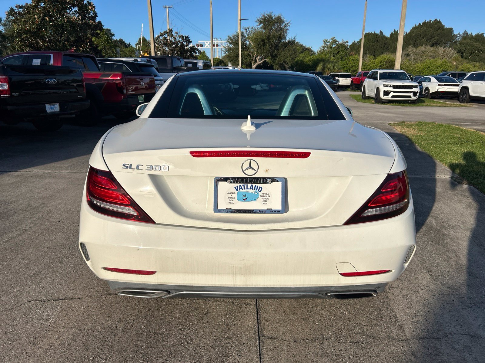 Used 2020 White Mercedes-Benz SLC 300 image 4