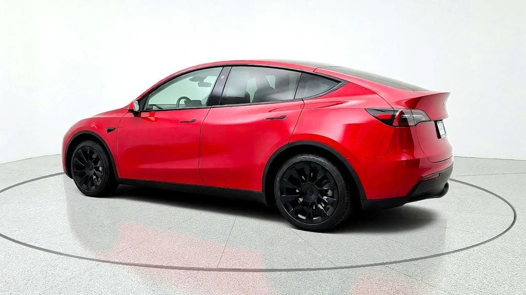 Used 2023 Red Multi-Coat Tesla Long Range AWD image 7