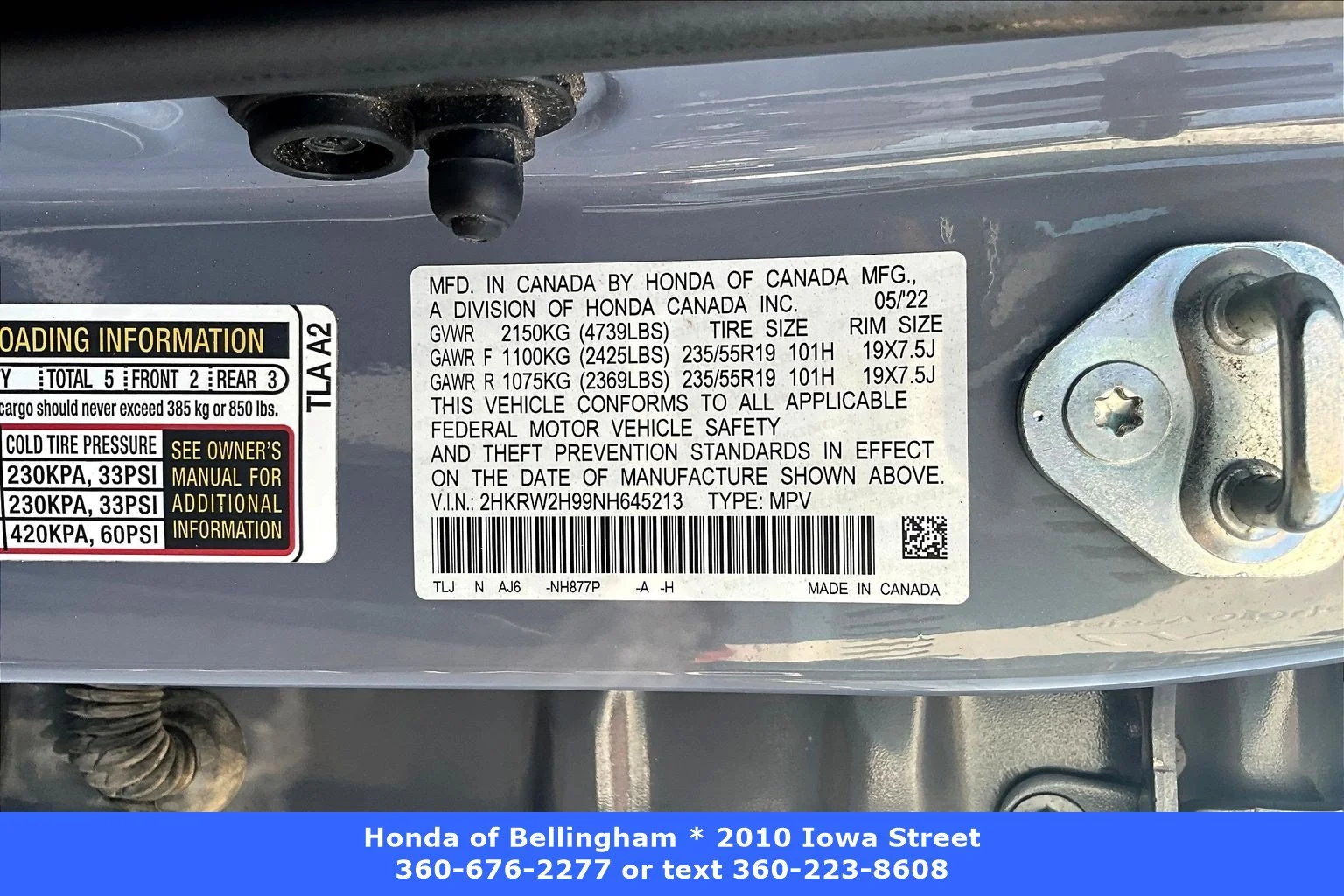Certified Used 2022 Gray Pearl Honda Touring image 17